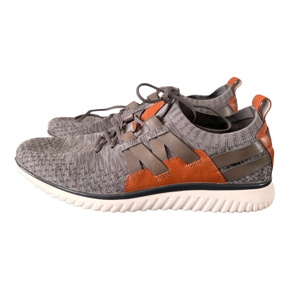 Cole‎ Haan Grand Motion Woven Stitchlite Sneaker Shoes Gray Men's Sz 9.5M C27734